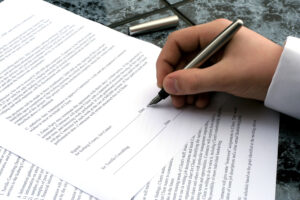 Signing an MIS contract