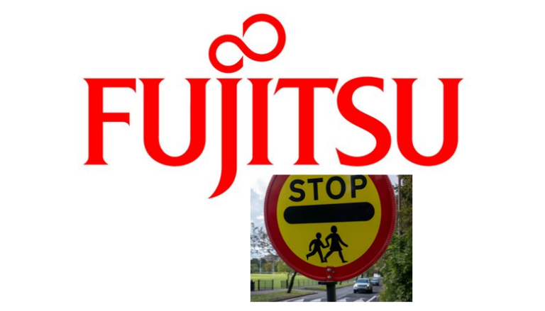 Fujitsu logo Northern Ireland Education